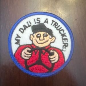 Vintage 1970’s Swiss Maid Quality Emblems My Dad Is A Trucker Patch